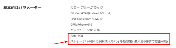 メモリとストレージ