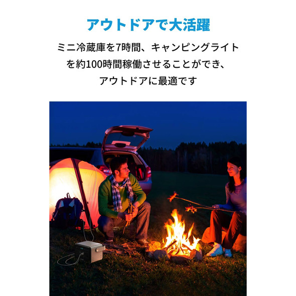 冷蔵庫やテレビもOK キャンプや停電時のバックアップにもなる超本格派