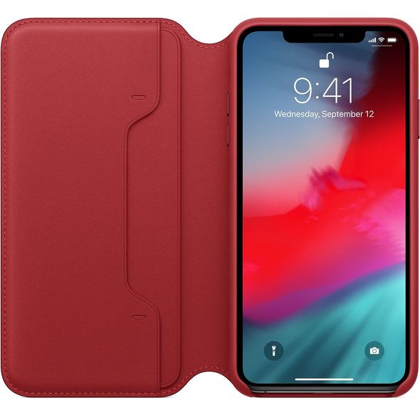 Apple純正の「iPhone XS Maxレザーフォリオ」