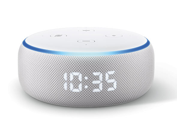 「Echo dot with clock」
