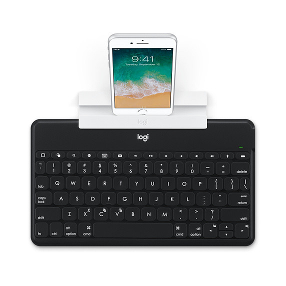「Logicool Keys-to-Go Ultra Slim Keyboard with iPhone Stand」