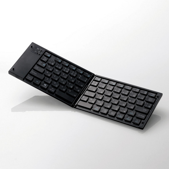 ワイヤレスBluetoothキーボード「TK-FLP01BK」