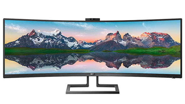 PHILIPSブランドのスーパーワイド43.4型湾曲液晶ディスプレイ「439P9H1/11」