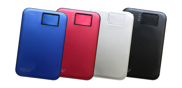 厚さ5ミリの超薄型モバイルバッテリー「MONALISA(モナリザ)」