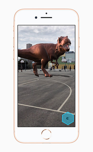 ARを使ったゲームも快適に動く「iPhone 8」