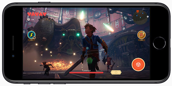 処理能力が向上した新型iPhone SEなら3Dゲームも快適に