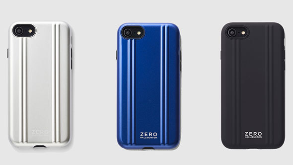 「ZERO HALLIBURTON Hybrid Shockproof Flip Case for iPhoneSE(第2世代) 」