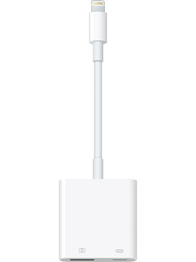 「Lightning - USB 3カメラアダプタ」