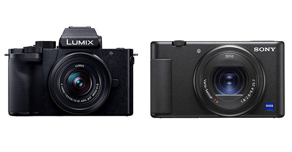 パナソニック「LUMIX DC-G100」とソニー「VLOGCAM ZV-1」