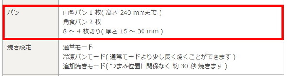 どのくらい焼ける?