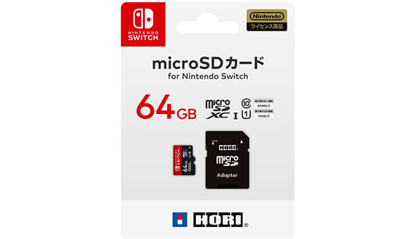 ホリ microSDカード for Nintendo Switch