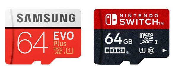 ニンテンドースイッチ用SDカード