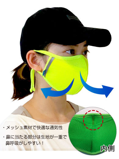 早川繊維工業「スポーツマスク エアーMリフレクター」