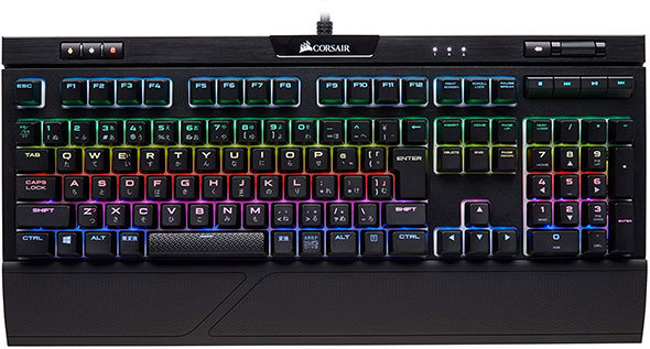 Corsair「K70 RGB MK.2 RAPIDFIRE MX Speed Keyboard」