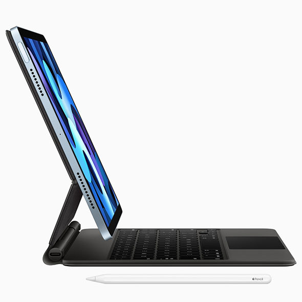 「Apple Magic Keyboard」に装着したところ