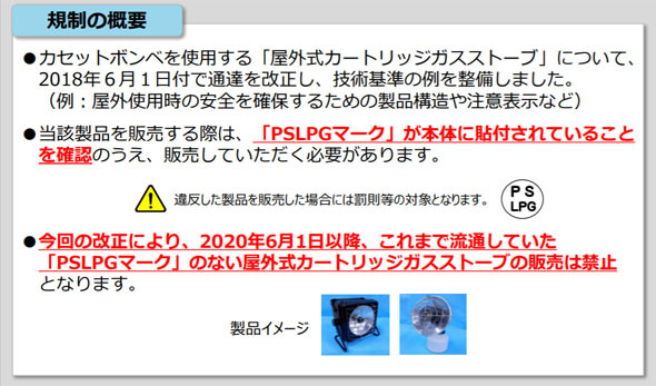 カセットガスストーブ