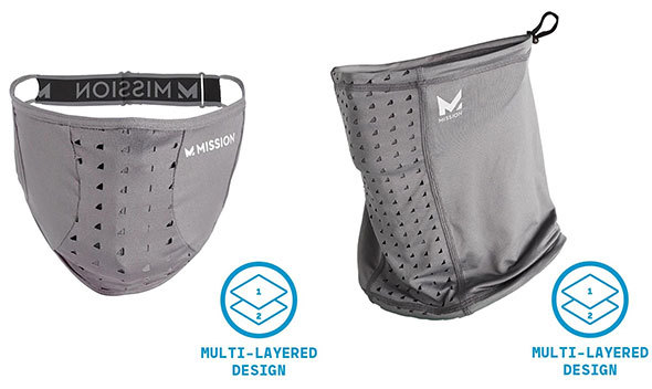 MISSION「ADJUSTABLE SPORT MASK」「ADJUSTABLE GAITER」