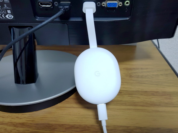 Chromecast with Google TVをつなぐ図