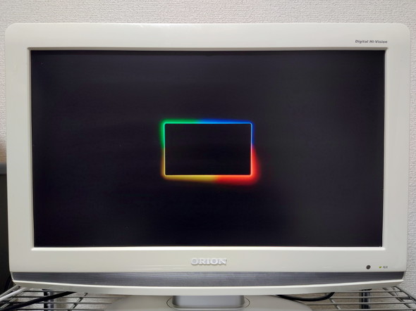 電源をつないだ図