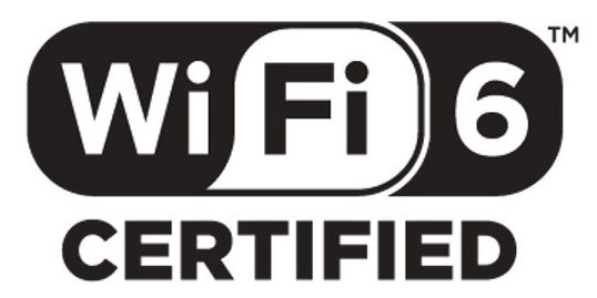 「Wi-Fi 6」対応機器に取り付けられているロゴ