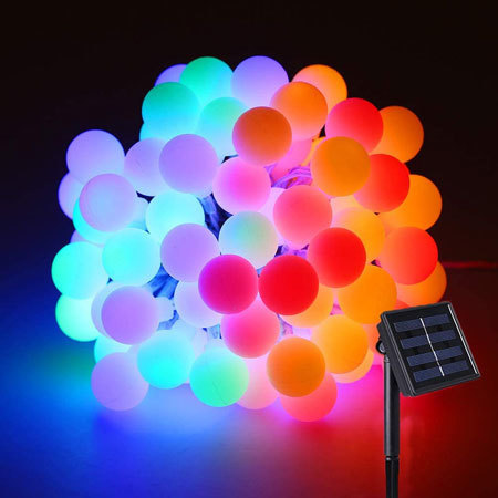 「ソーラー LED ストリングライト イルミネーションライト」