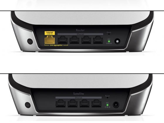 複数の有線LANポートを備えたNETGEARの「Orbi WiFi 6」