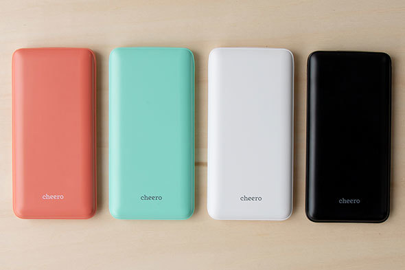 「cheero Flat 10000mAh with Power Delivery 18W」