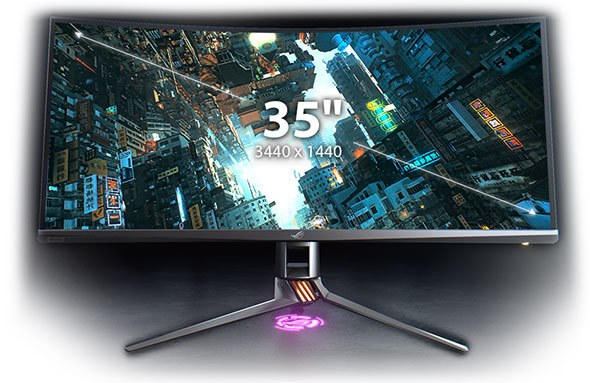 ASUSの35型ウルトラワイドディスプレイ「ROG SWIFT PG35VQ」