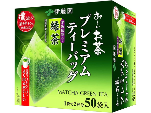 おーいお茶 プレミアムティーバッグ 宇治抹茶入り緑茶