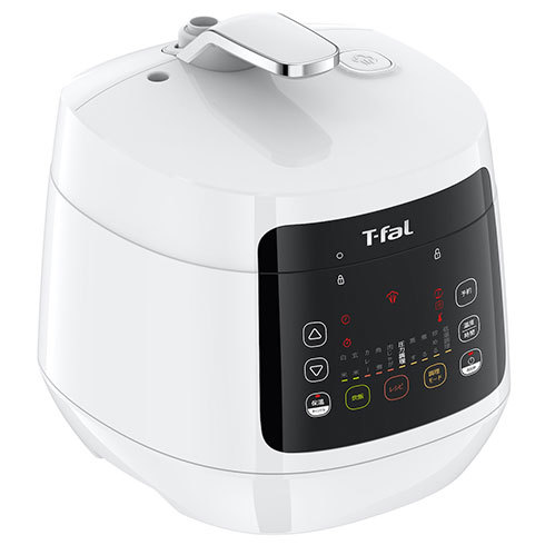 おむすびを思わせる形状がかわいらしいT-fal「ラクラ・クッカー コンパクト電気圧力鍋」