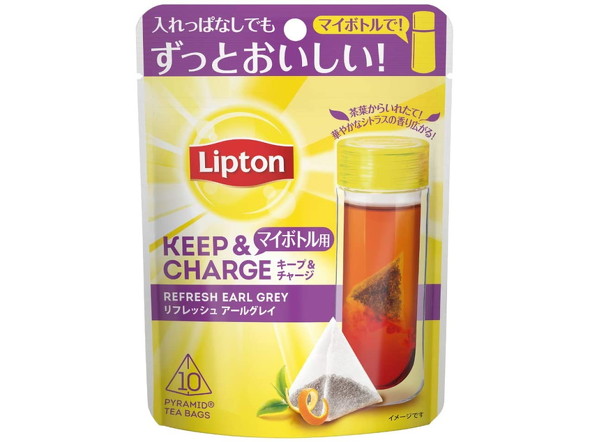 リプトン キープ&チャージ リフレッシュ アールグレイ ティーバッグ