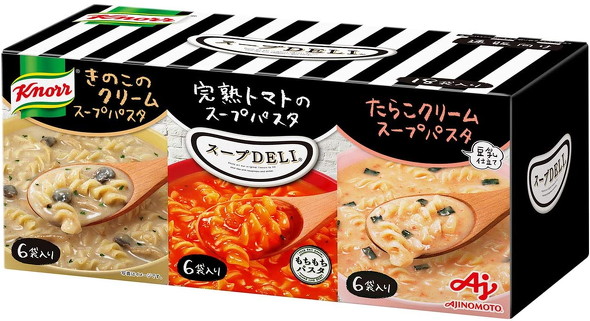 クノール スープDELI バラエティボックス トマト/きのこ/たらこ