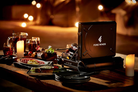 カセットこんろ「LUXE CAMP STOVE」