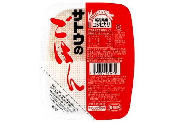 サトウのごはん 新潟県産コシヒカリ