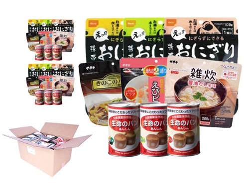 「3人用/3日分(27食)非常食セット」