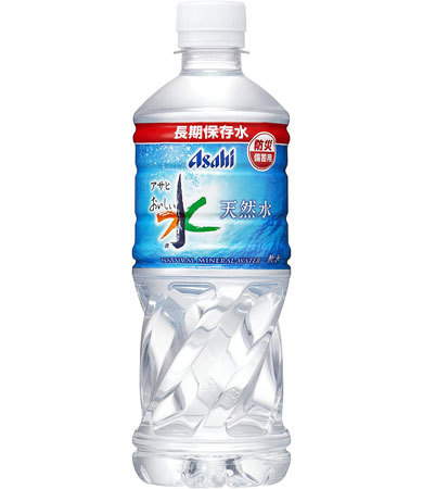 「アサヒ おいしい水 天然水 長期保存水 防災備蓄用 500ミリリットル」