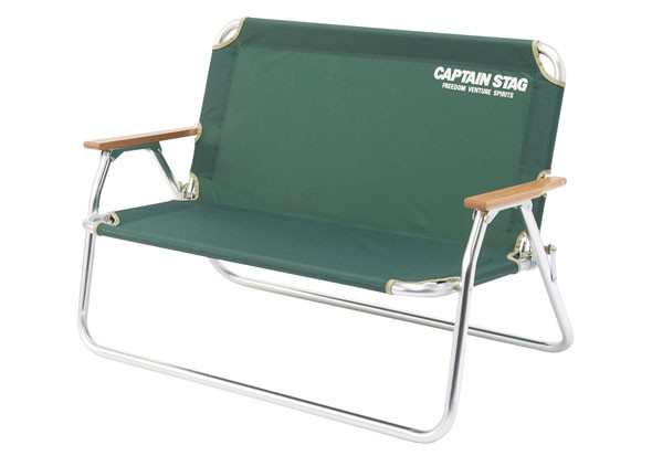 キャプテンスタッグ（CAPTAIN STAG）　アルミ背付ベンチ M-3882