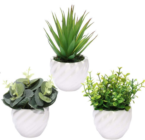 「人工観葉植物 3個セット」