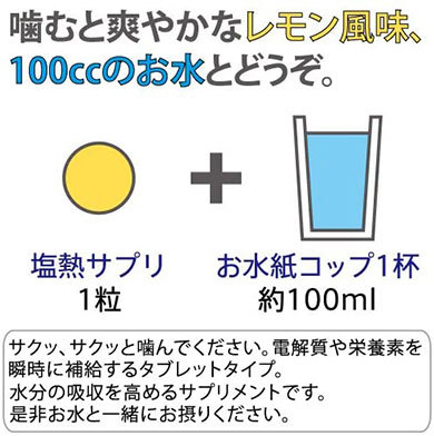 ミドリ安全「塩熱サプリ」