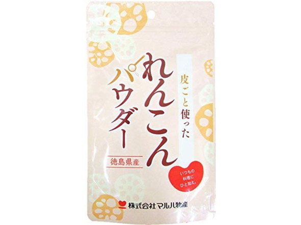 皮ごと使ったれんこんパウダー