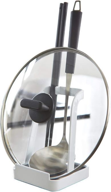山崎実業「お玉&鍋ふたスタンド（タワー）」