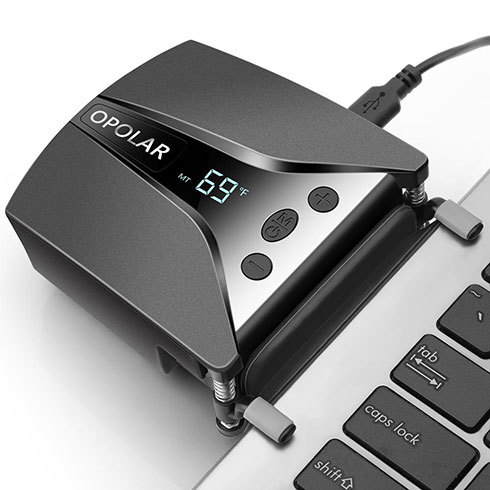 「OPOLAR Laptop Cooler with Temperature Display」