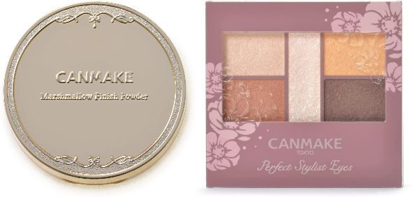 井田ラボラトリーズ「キャンメイク(CANMAKE)マシュマロフィニッシュパウダー」/井田ラボラトリーズ「キャンメイク(CANMAKE)パーフェクトスタイリストアイズ」