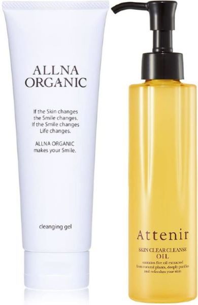 イルミルド製薬「オルナ オーガニック（ALLNA ORGANIC）クレンジングジェル」／アテニア（Attenir）「スキンクリア クレンズオイル アロマタイプ」