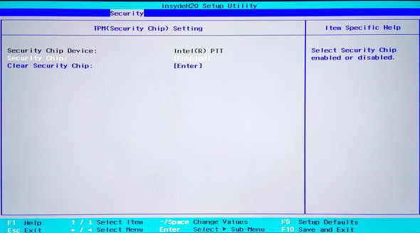 Intel PTT