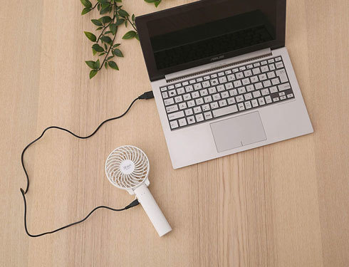 ハンディファン:ランニングコストを抑えるなら充電式がおすすめ