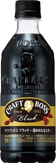 サントリー「クラフトボス 無糖ボス 500ml×24本」