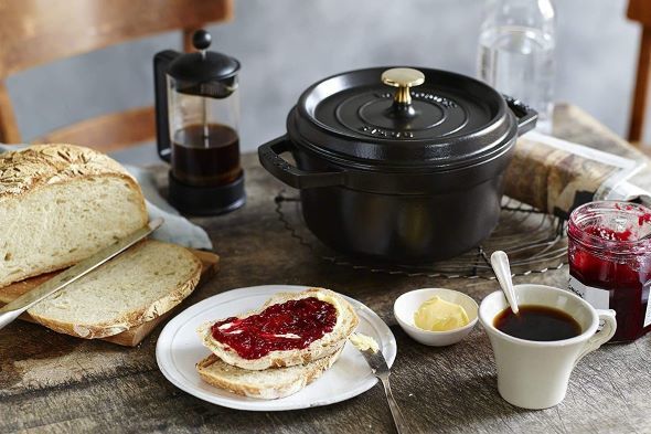 ストウブ（Staub）「ピコ ココット ラウンド ブラック 22cm」