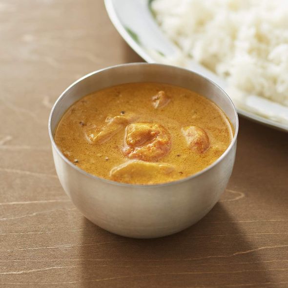 無印良品「素材を生かしたカレー　プラウンマサラ（海老のクリーミーカレー）」