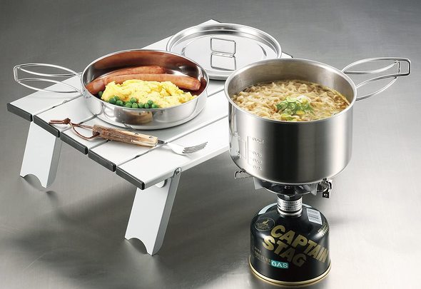 キャプテンスタッグ（CAPTAIN STAG）　ステンレス ラーメンクッカー2L M-5511